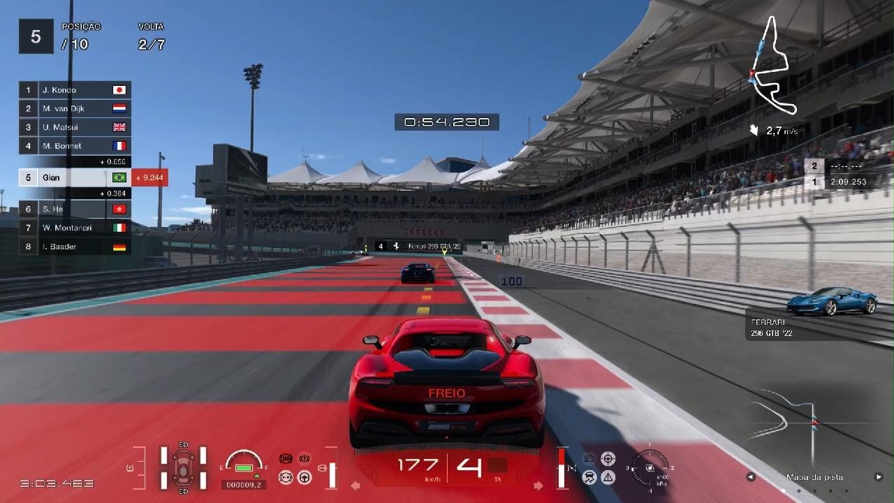 Gran Turismo 7 (Playstation 5) Ferrari 296 GTB Yas Marina