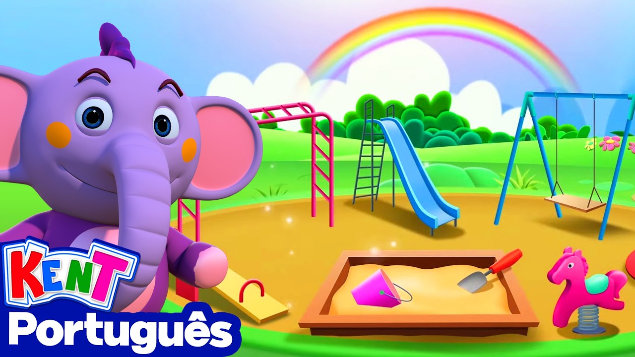 Tudo o Que Encontramos Num Playground | Brincar E Aprender | Vídeos Infantis | Kent O Elefante