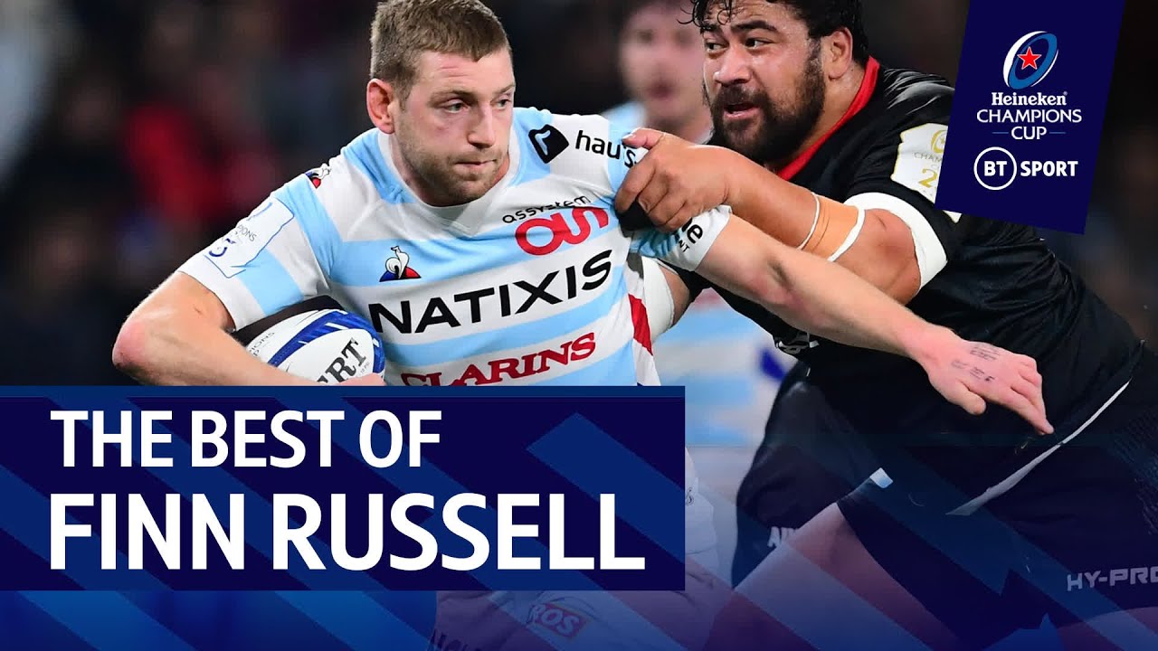 The best of Racing 92 fly-half Finn Russell in the Champions Cup
