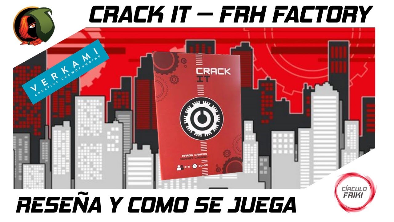 ⭕ Reseña y como se juega de... ⚙¡CRACK IT!⚙ | Juego de cartas 🃏 FRH FACTORY | Actualmente en VERKAMI