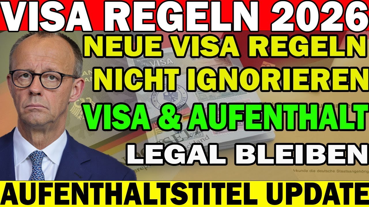 🚨 Wichtige Infos für Ausländer 2026 | Deutsche Visa & Aufenthaltserlaubnis Updates