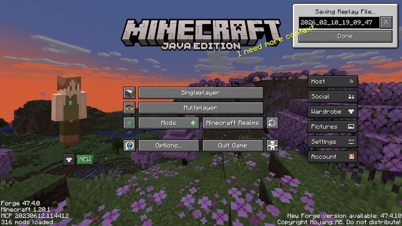 [Modpack/Hardcore] New World 1life/1death live Twitch ON