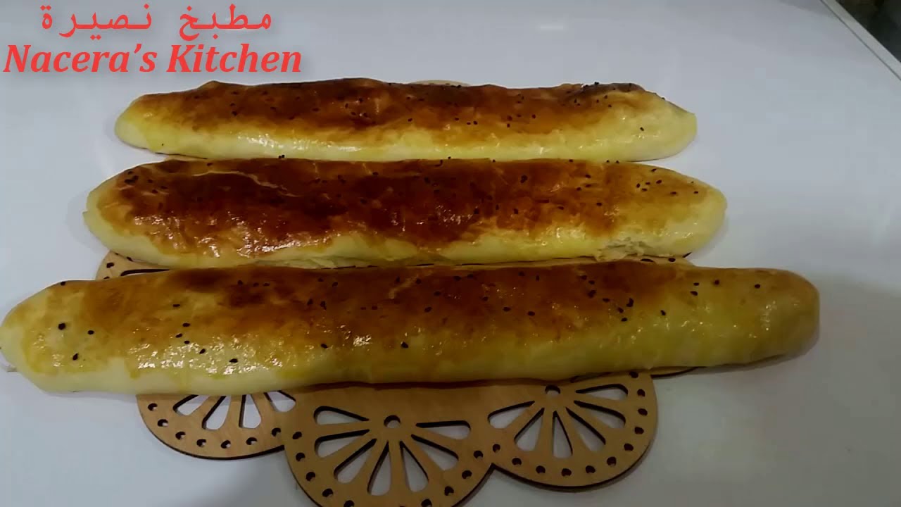 Recette Baguette farcie - فطيرة محشية على شكل باقيت بعجينة هشة و قطنية رائعة لأطفال المدارس