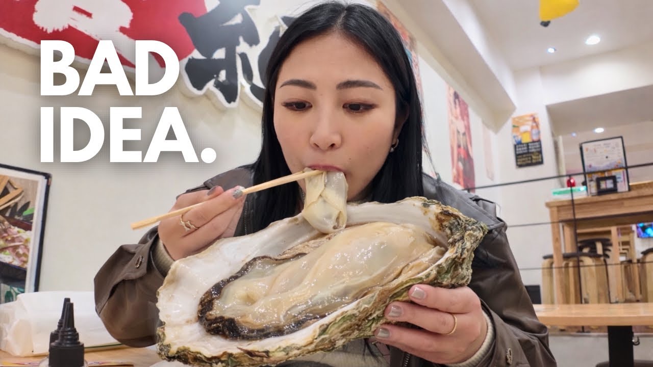 I ate an oyster in Japan | Tennoji, Kobe & USJ Prices, Food & Tips