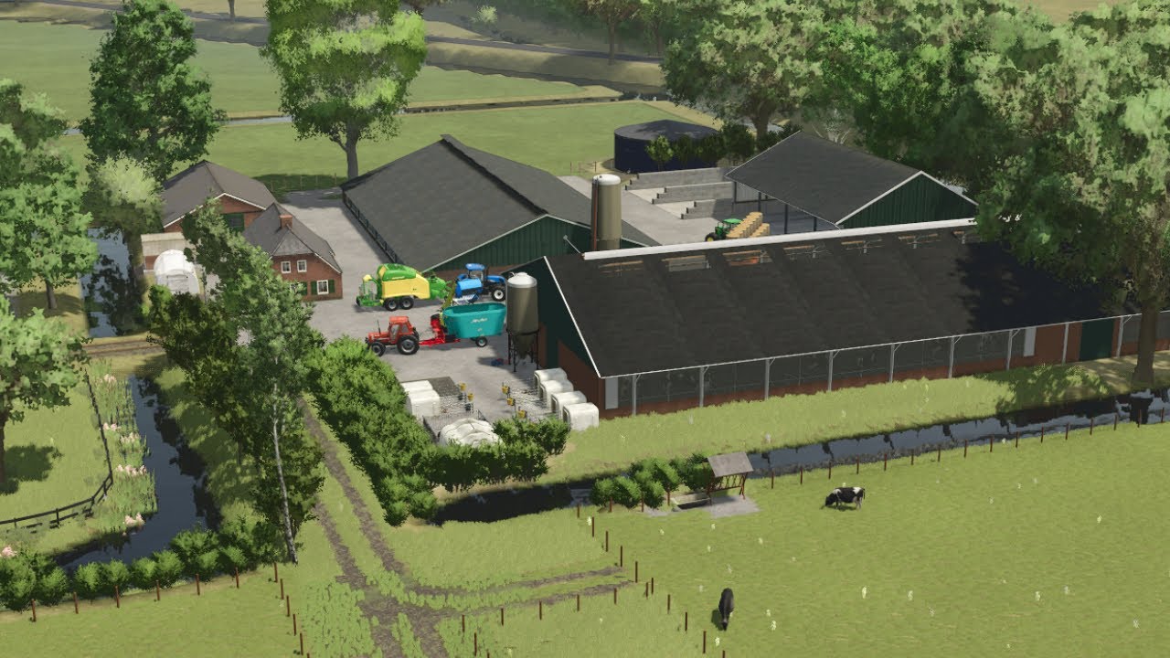 Постройте свою собственную молочную ферму в Klein Friesland | Farmbuild | FS25