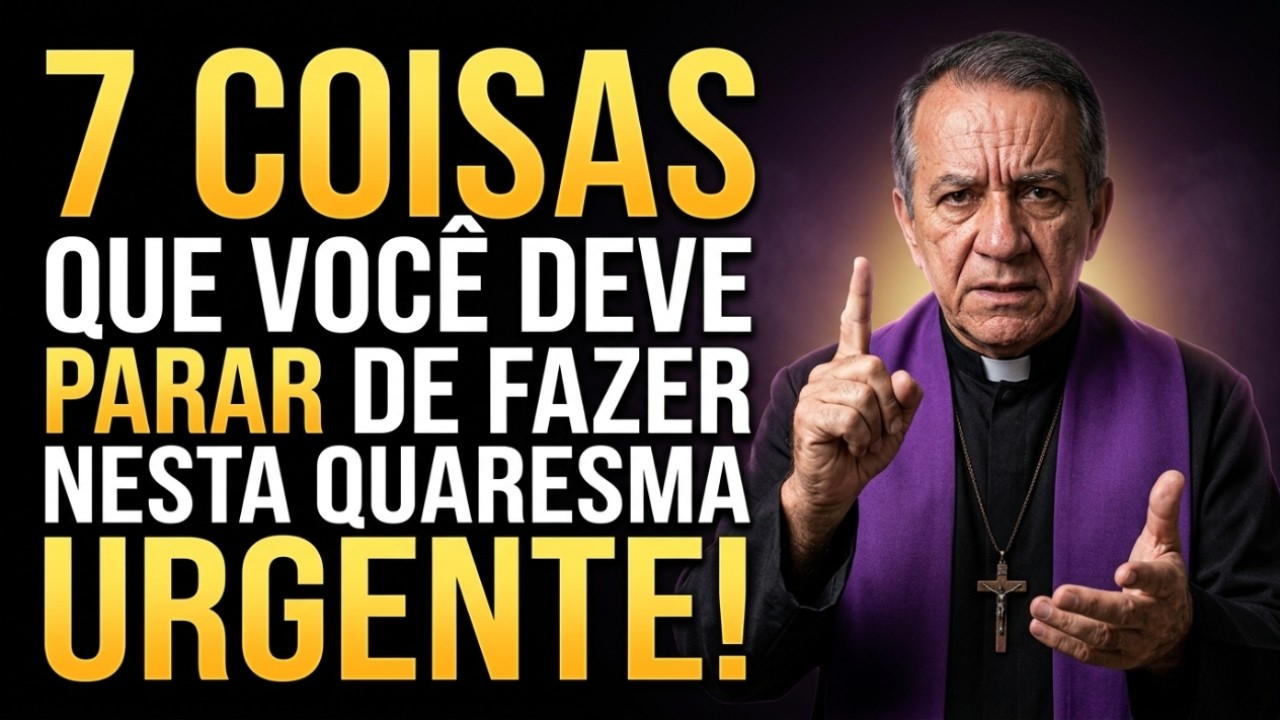 PADRE ALESSANDRO ALERTA: Se Você Não Fizer Este Sacrifício na Quaresma, Seu Jejum Não Serve de Nada