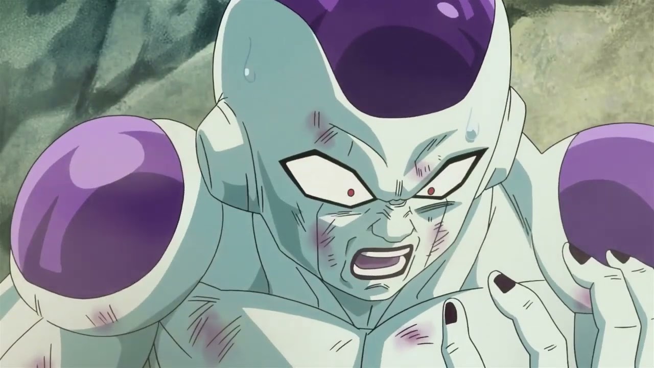 Vegeta beats up golden frieza (Brucefalconer score)