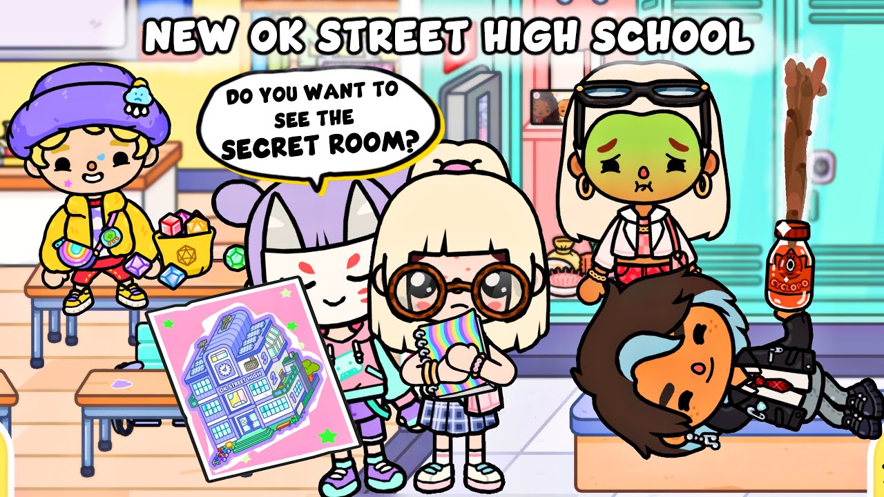 New Girl In New OK STREET HIGHSCHOOL 😍OUT NOW - Toca Life World Update | Toca Life Story | Toca Boca