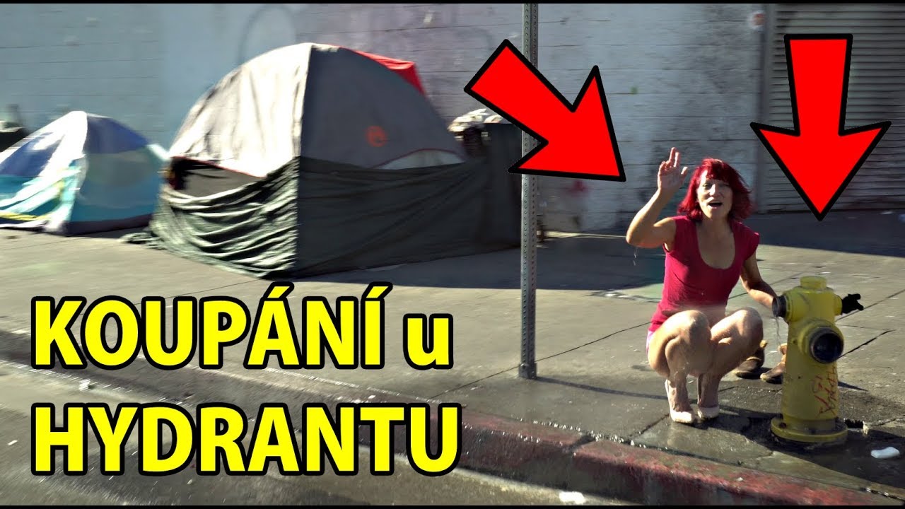 TISÍCE BEZDOMOVCŮ v Los ANGELES | Mlátí nám do auta |w/KamFIT