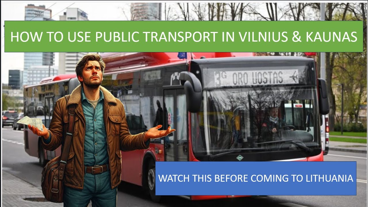 How to buy bus tickets in Vilnius and Kaunas 2024 | ENGLISH