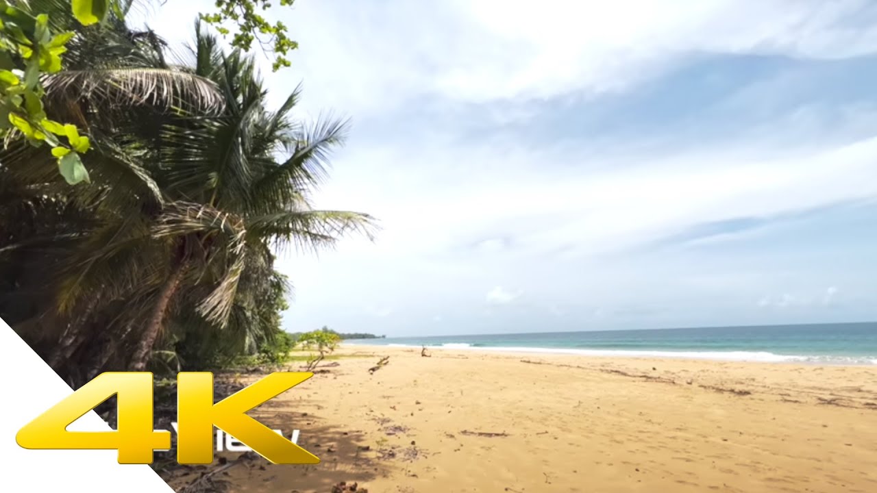 Bluff Beach Panamá 4K - Isla Colón - Best Beaches / Top Beach