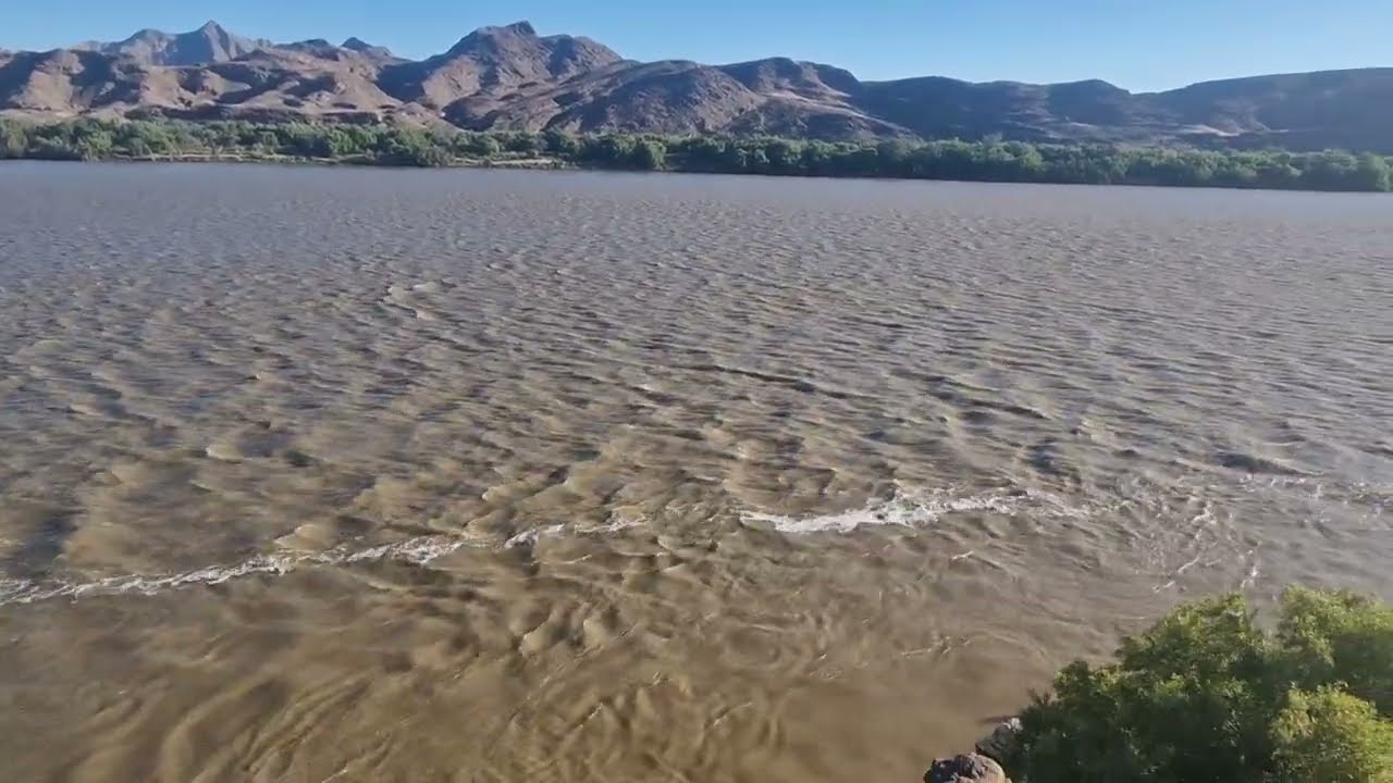 The mighty Orange River | Oranjemund | Namibia 🇳🇦 