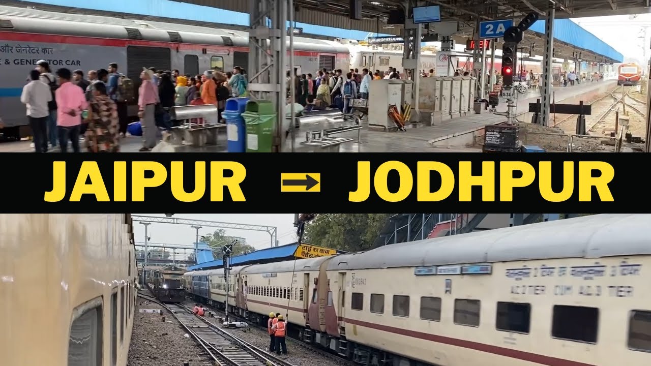 My Last Journey in ICF Marudhar Express (JAIPUR to JODHPUR)