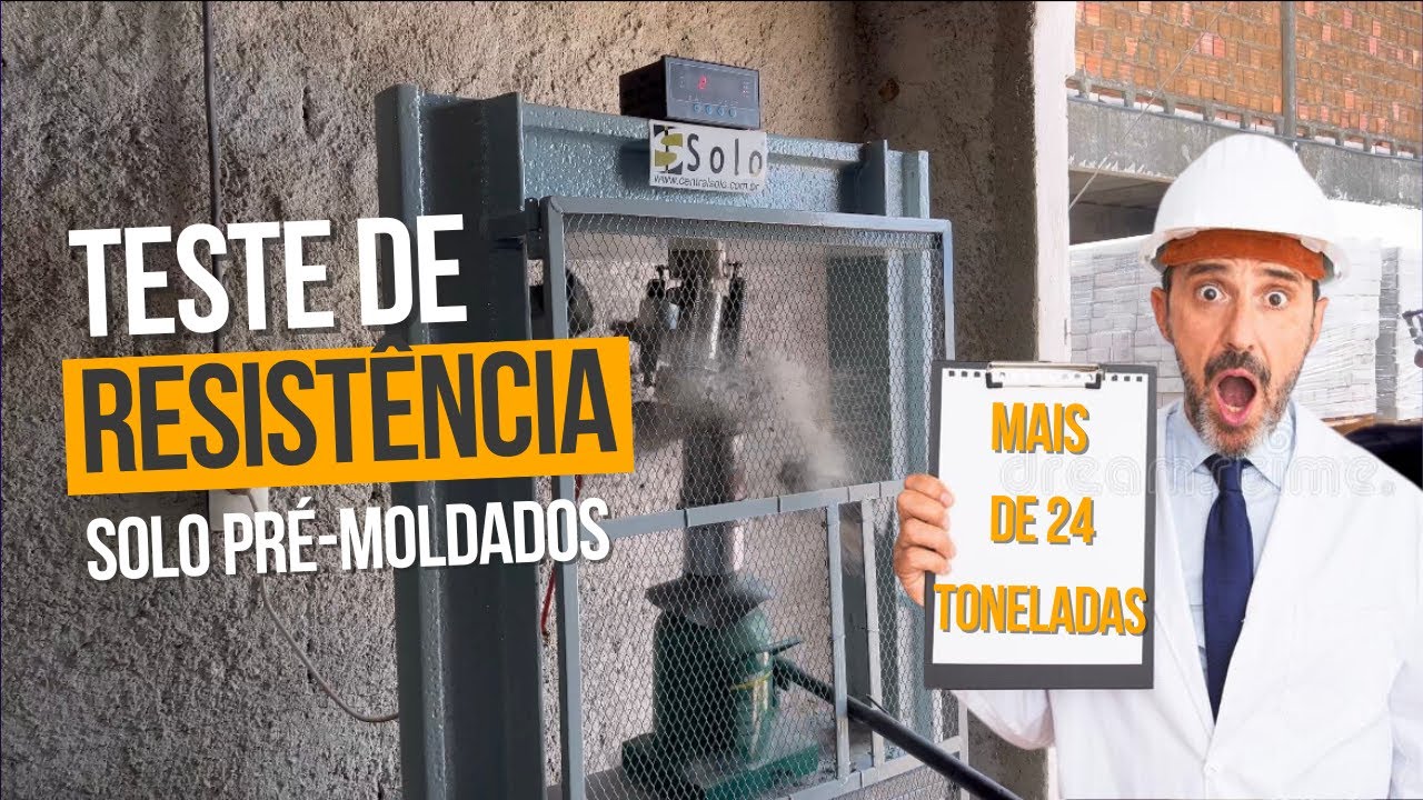 Teste de Resist&ecirc;ncia e Qualidade - Piso intertravado (Paver) - Solo Pr&eacute;-moldados