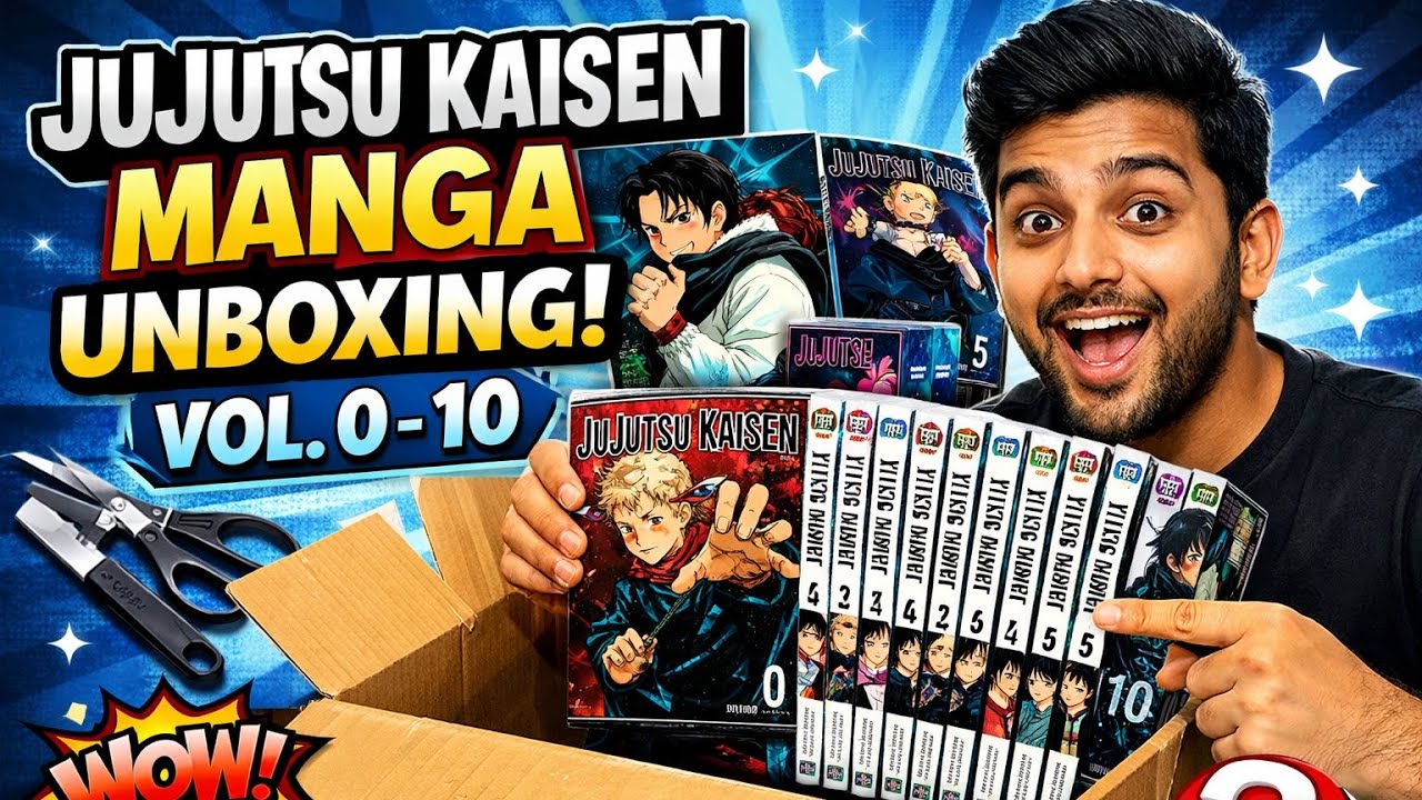 Unboxing Jujutsu Kaisen Manga [ I am going to review original manga in next video ]