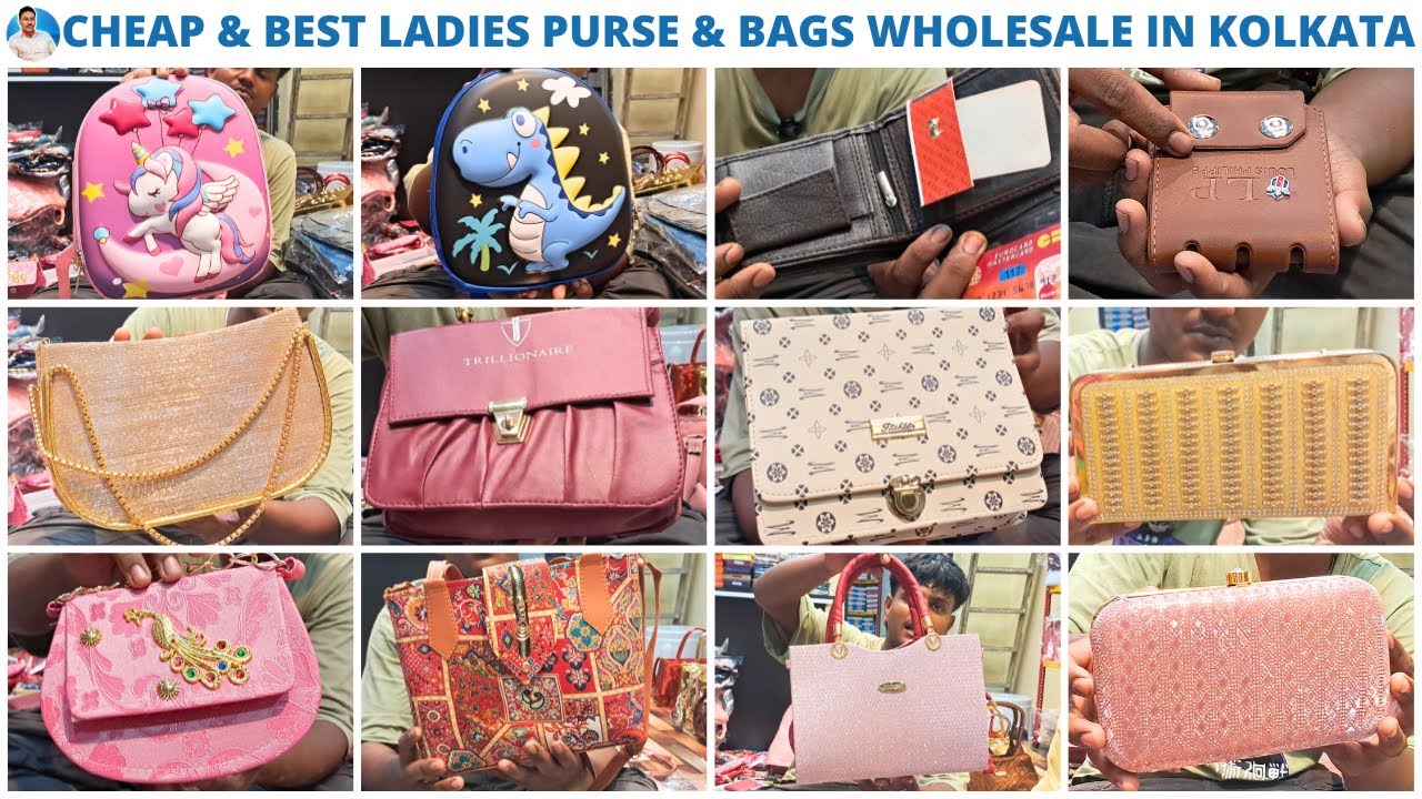 Wholesale Bags & Wallets Market Kolkata | Ladies Purse, Kids Bag, Clutch, Men’s Wallet Sab Milega