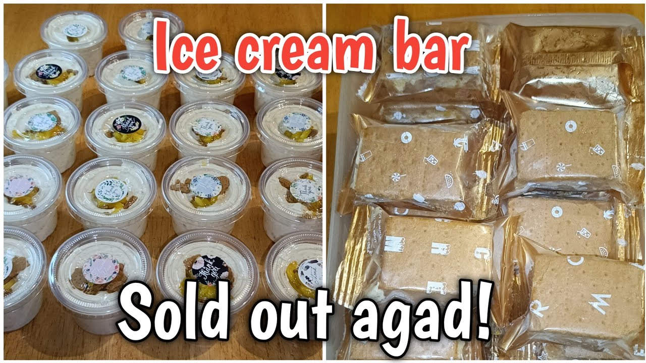 2 ways Mango Graham ice cream bar | Best seller malaki ang kita | Graham bar/Maila Gabia