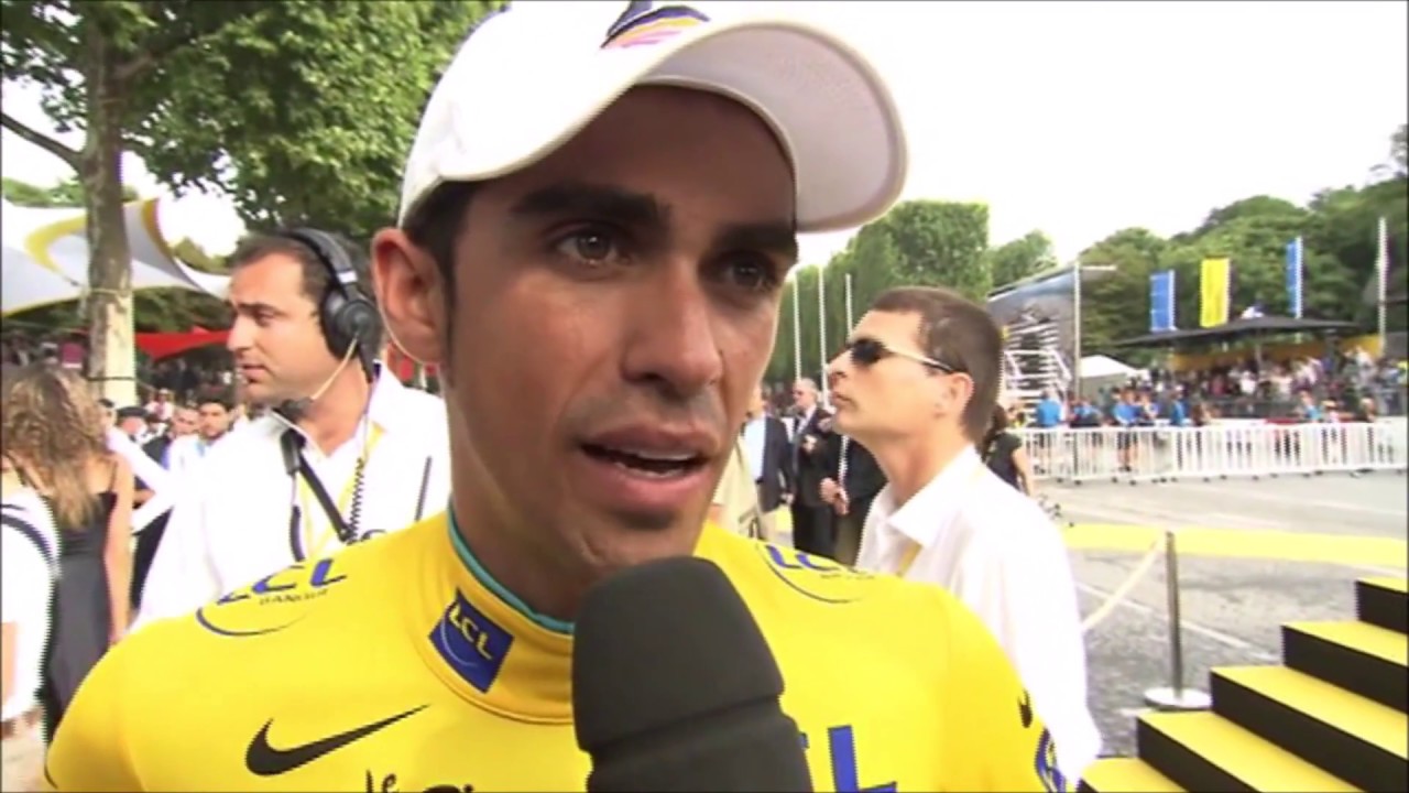 Tour de France 2010 - stage 20 - Sprint in Paris, Podiums and interviews