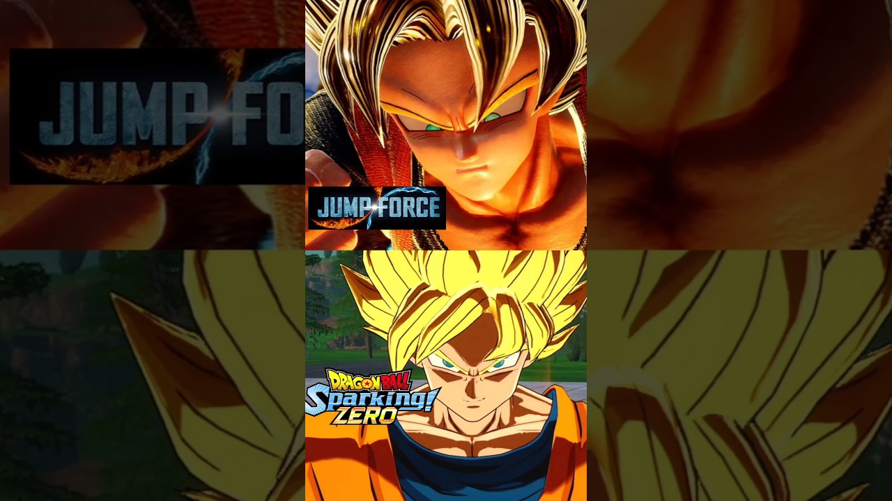 SSJ Goku Comparison | Sparking Zero VS Jump Force #dragonballsparkingzero