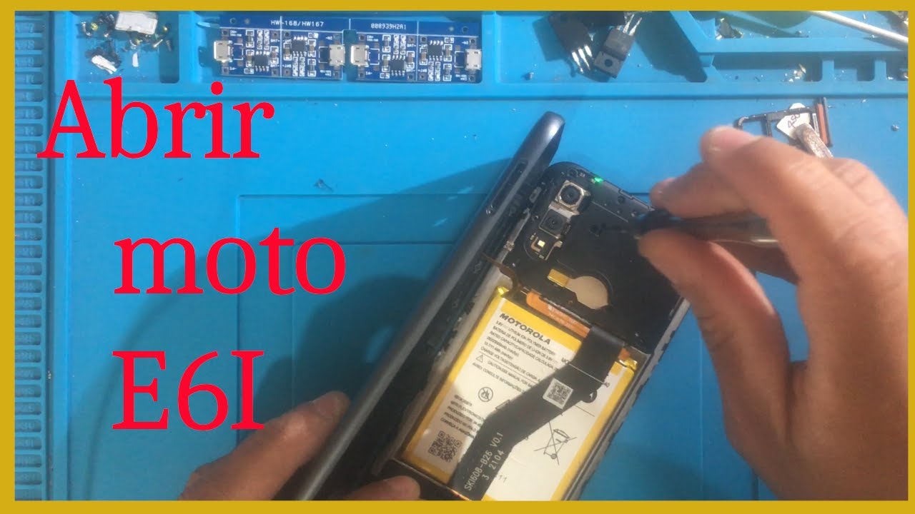 Guia passo a passo: Como abrir o Motorola Moto E6i com segurança