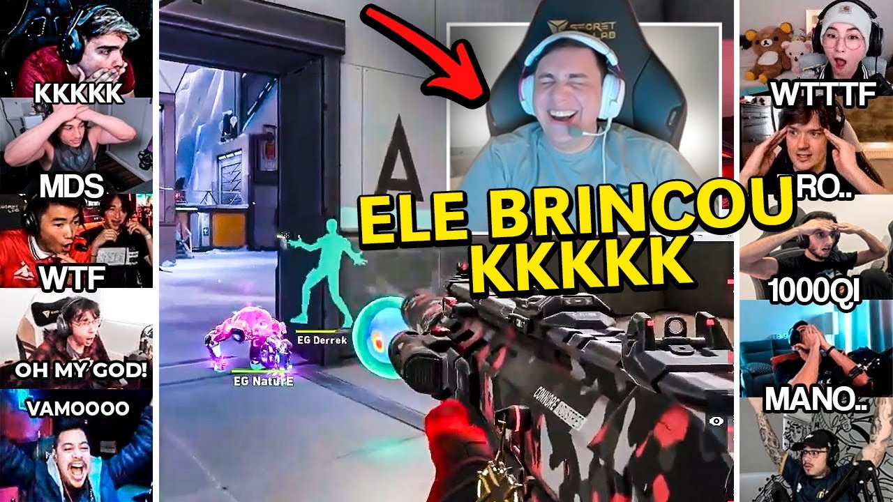 REAÇÃO DOS STREAMERS COM SAADHAK HUMILHANDO a EG! 🤣
