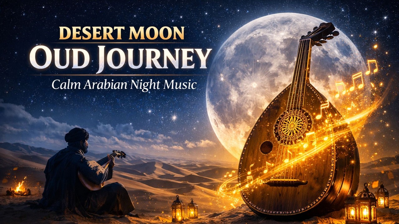 Moonlit Desert Oud Music 🌙 | Deep Relaxation & Meditation
