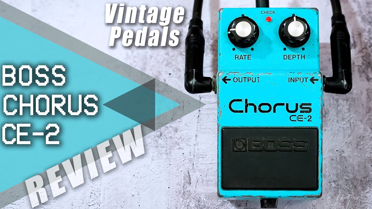 Vintage Pedals || BOSS CE-2 Chorus // Classic Made In Japan || Review [NO TALK / ONLY TONES]