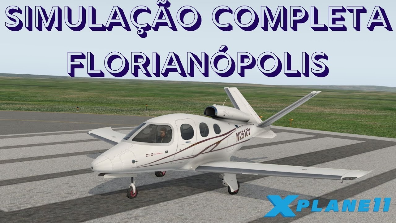 Voo Simulado com Cirrus Vision Jet
