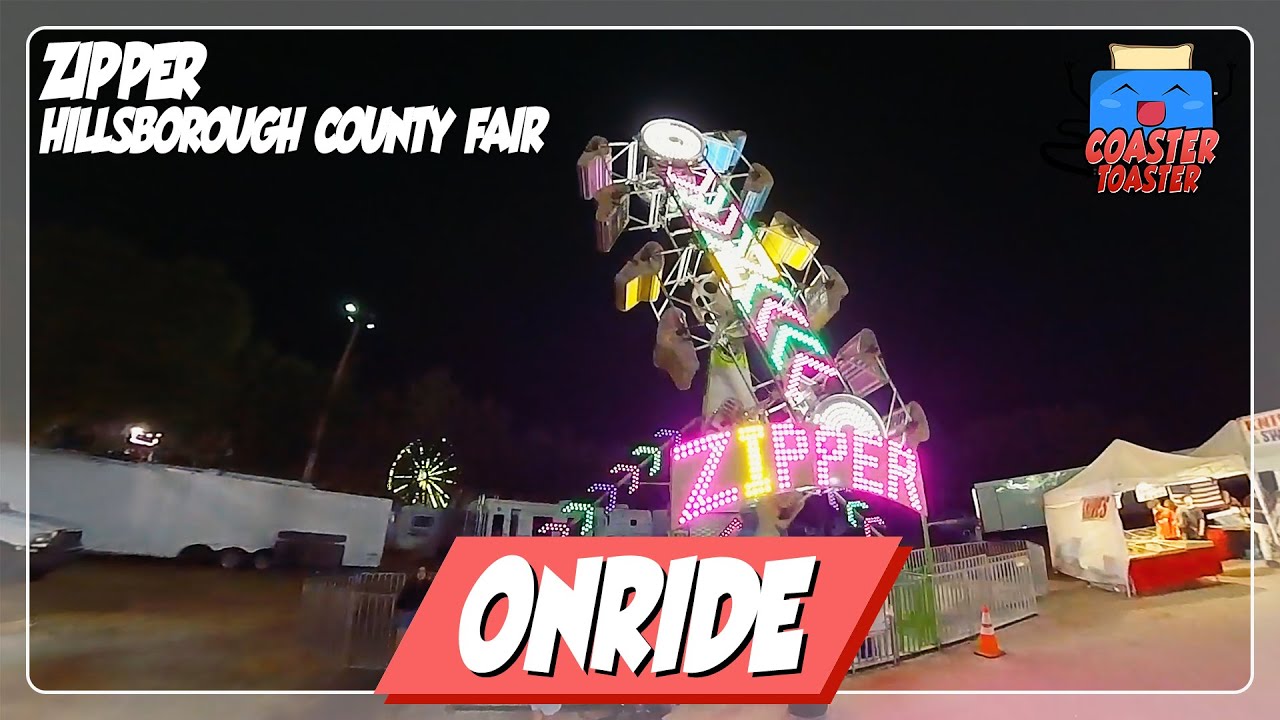 Was für eine bekloppte Attraktion! 🤯 - Zipper auf der Hillsborough County Fair | POV