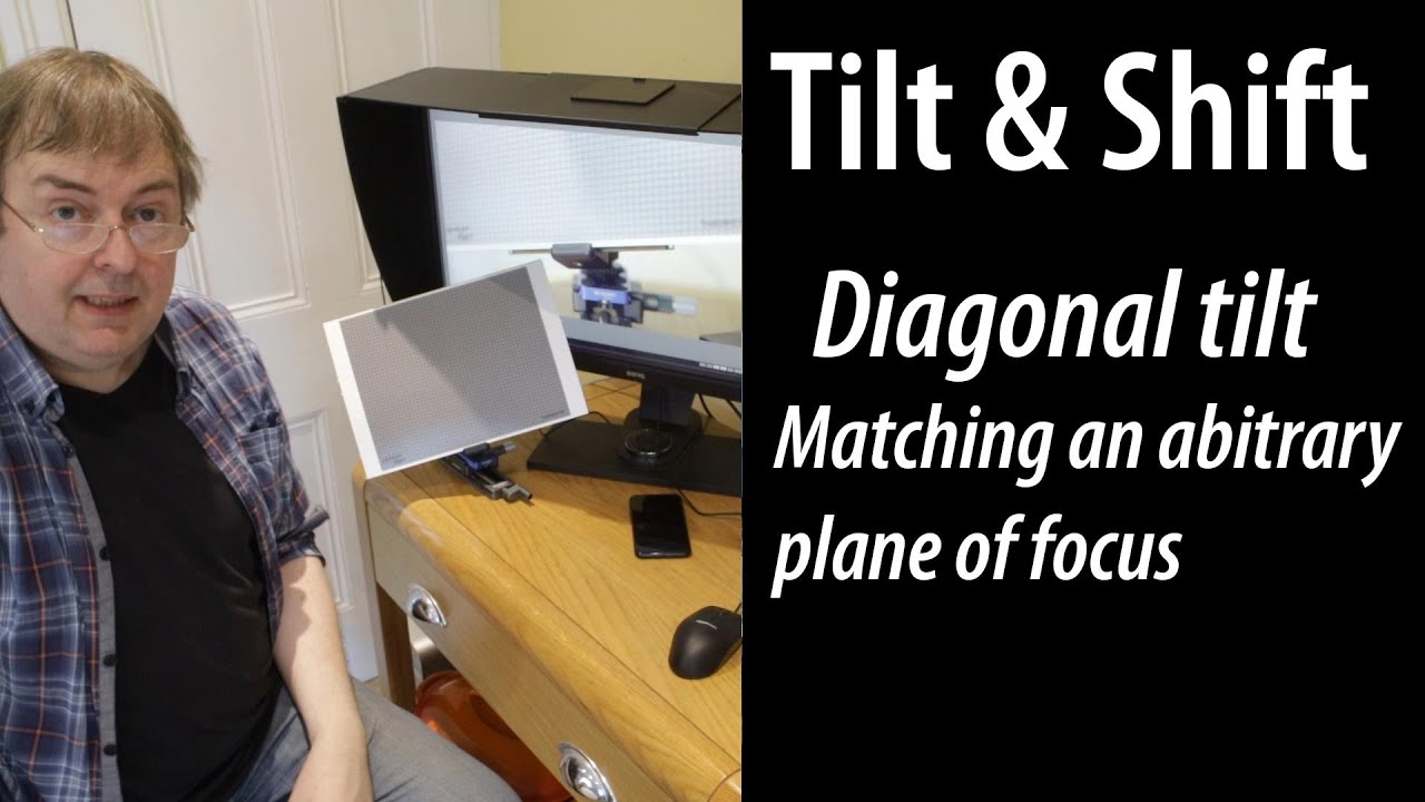 Using tilt shift: Diagonal tilt setting the camera plane of focus to match an arbitrary plane