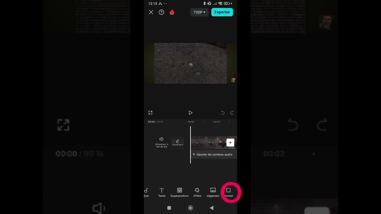 comment mettre une vid&eacute;o en meilleur format pour youtube #capcut