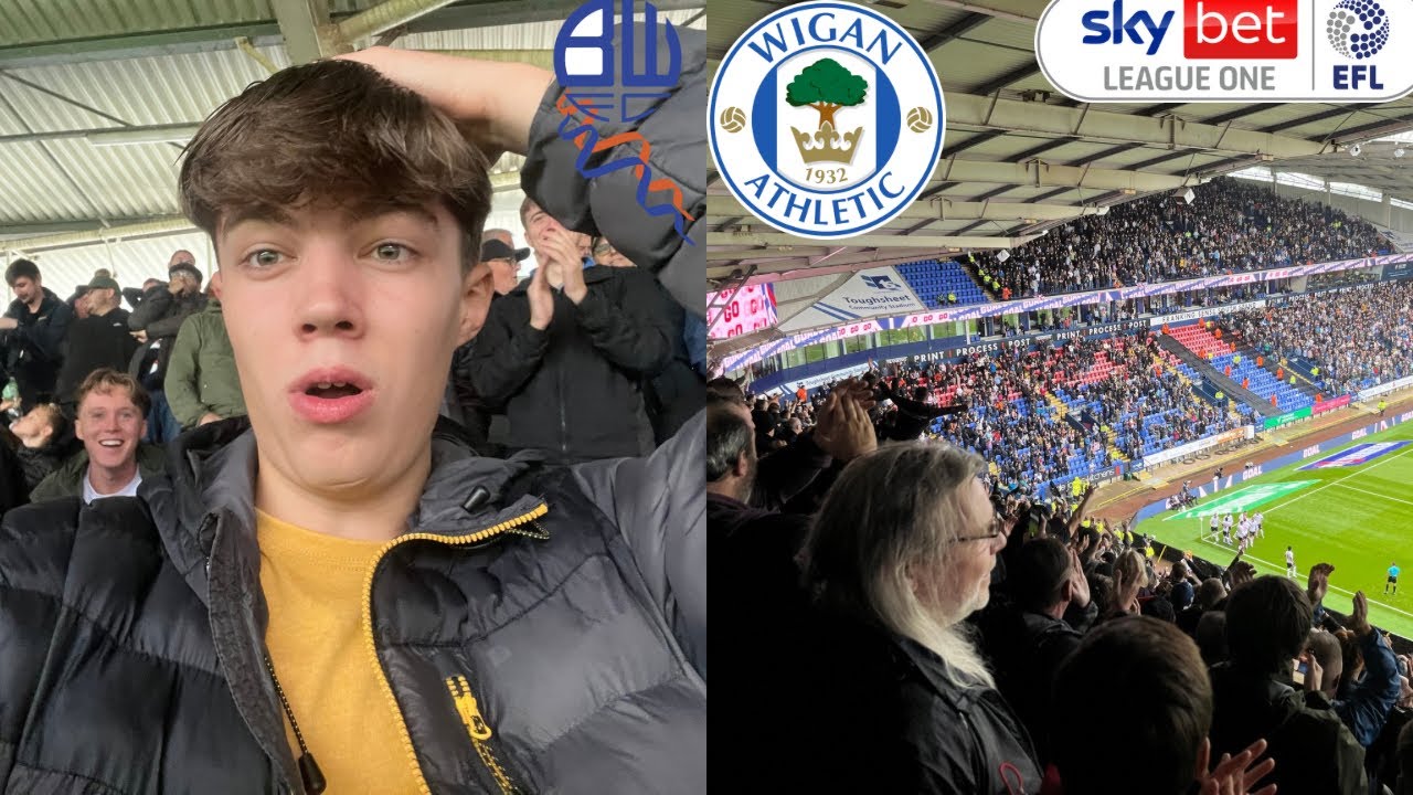 Bolton OBLITERATE Wigan 4-1 in Lancashire Derby MADNESS! Match Vlog