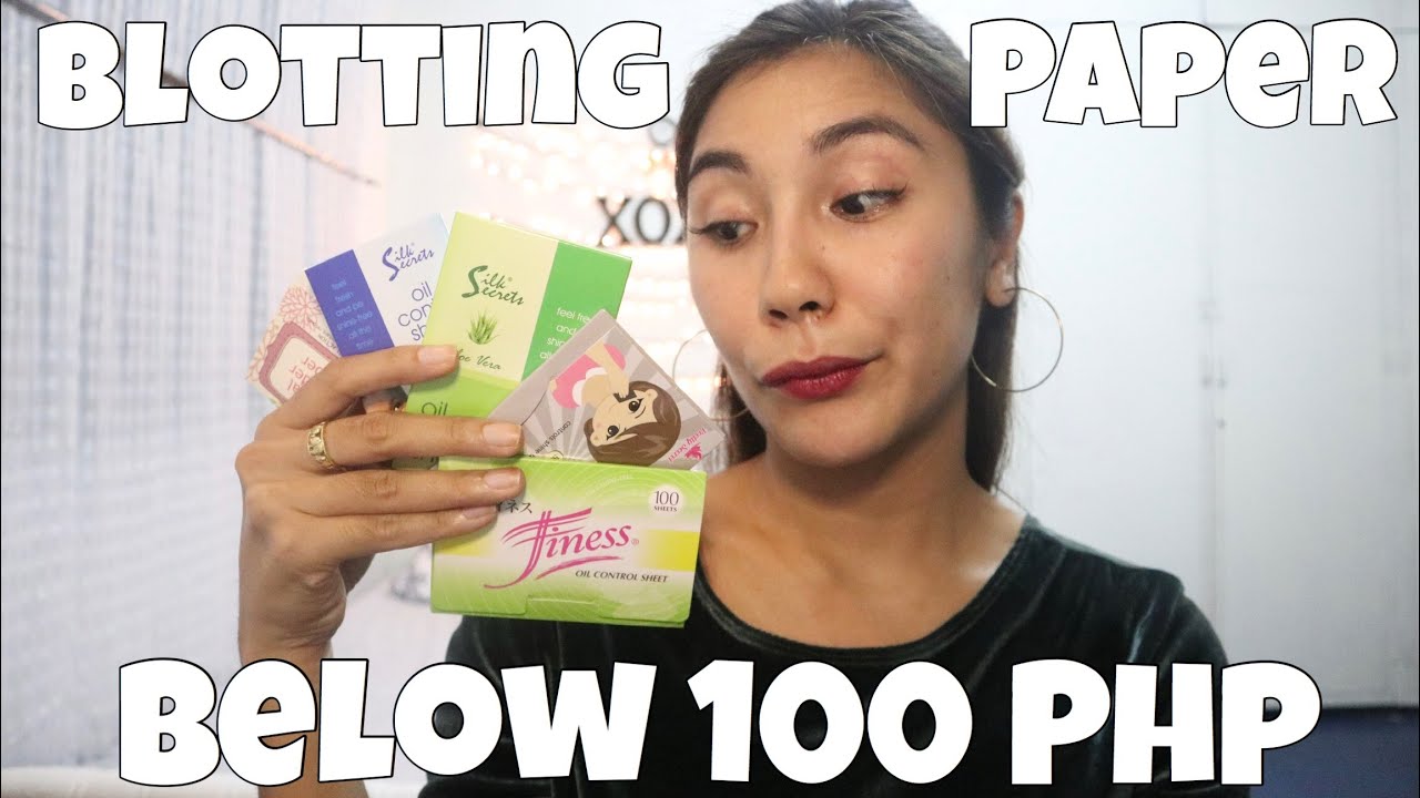 BLOTTING PAPER REVIEW (under 100php) | Watsons | Yna Parulan