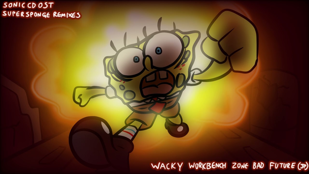 Sonic CD - Wacky Workbench Zone (Bad Future) (JP) (SpongeBob SuperSponge Remix)