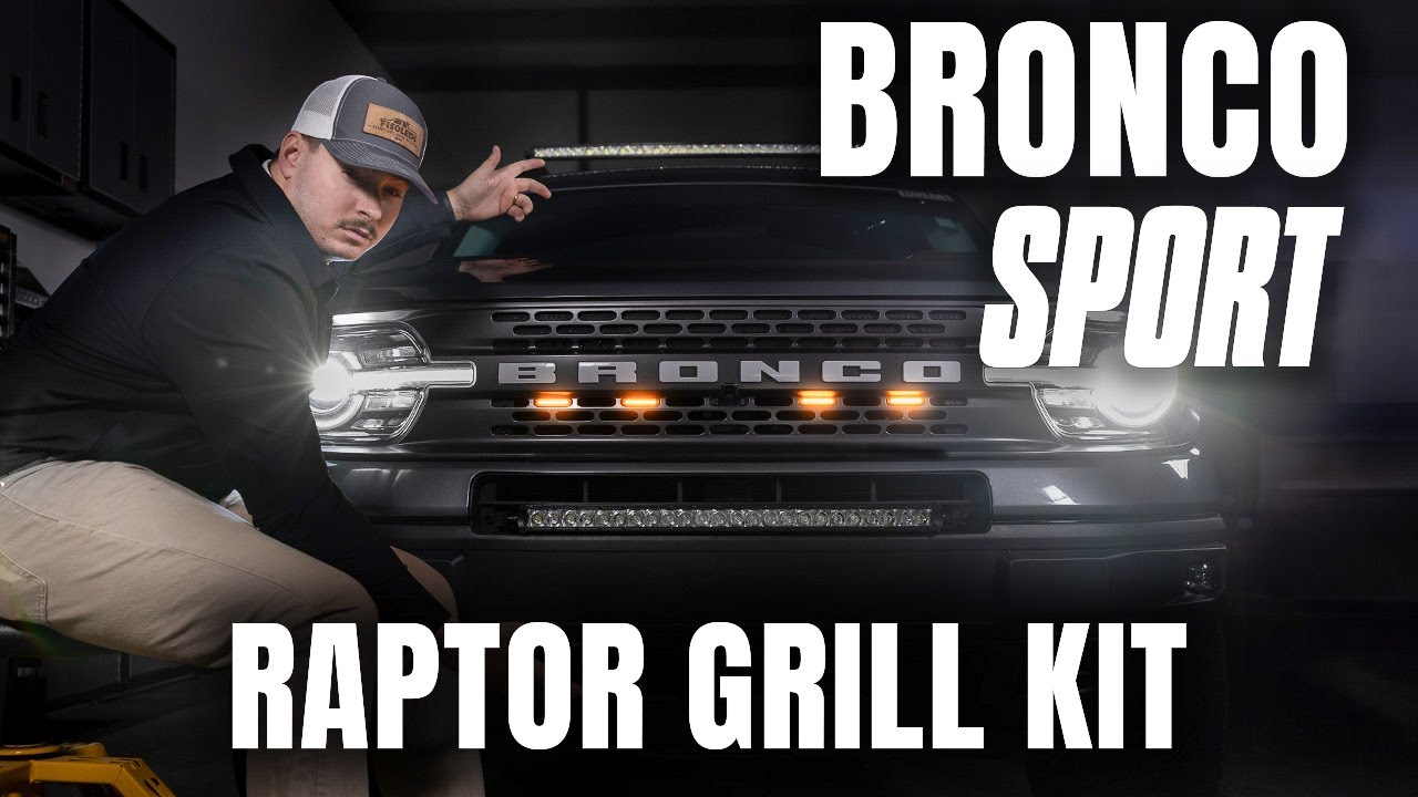 Bronco Sport Raptor Style LED Grill Kit Installation (From F150LEDs.com)