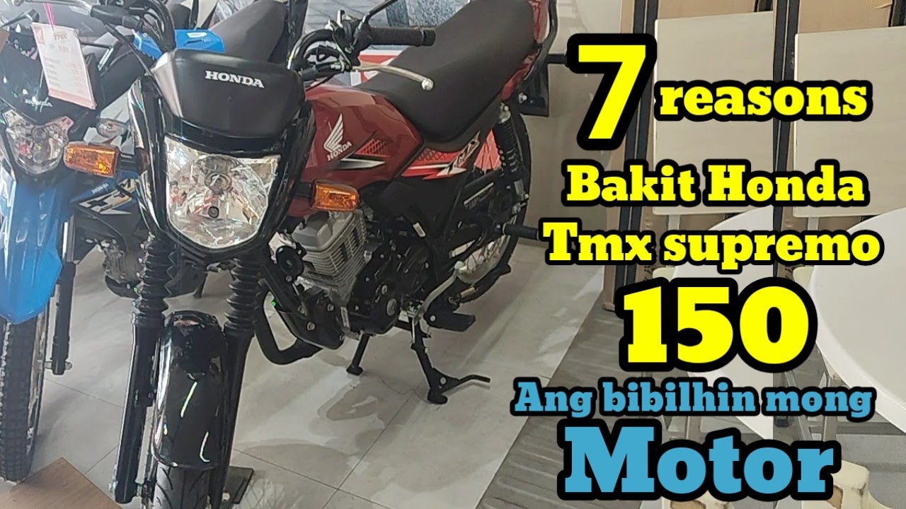 Pitong dahilan kung bakit Tmx supremo150 ang bibilhin mong Motor!