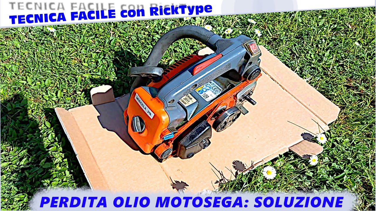 Motosega da potatura dove intervenire se c'&egrave; perdita di olio catena