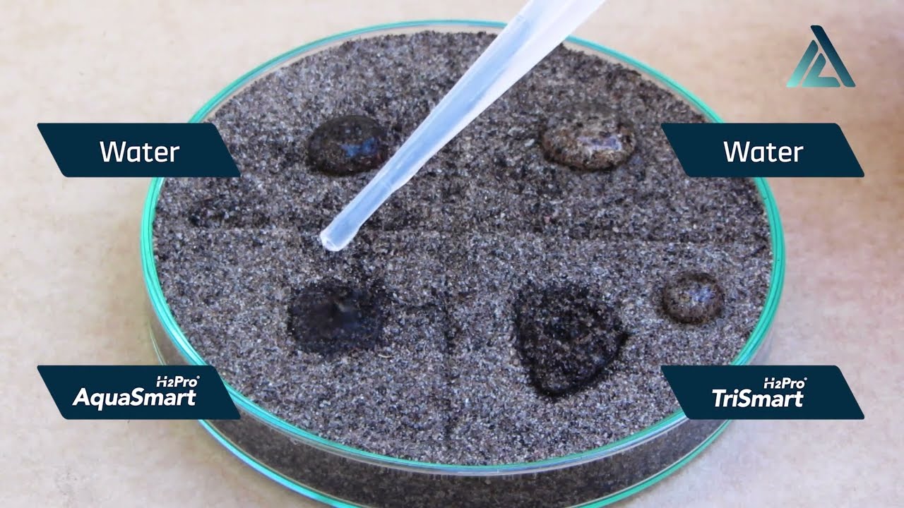 H2Pro wetting agents demo: Water management at its best