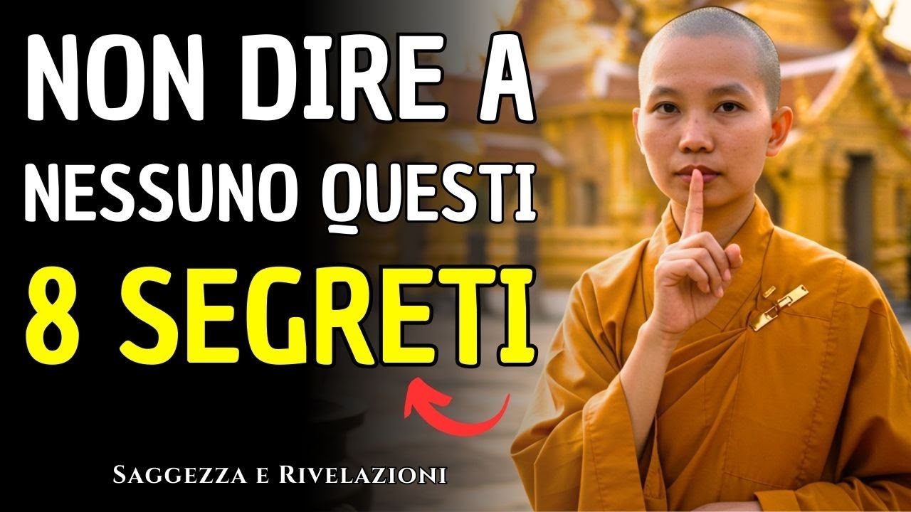 8 SEGRETI PERSONALI CHE NON DOVRESTI RIVELARE A NESSUNO | Difenditi da Persone Negative | Buddismo