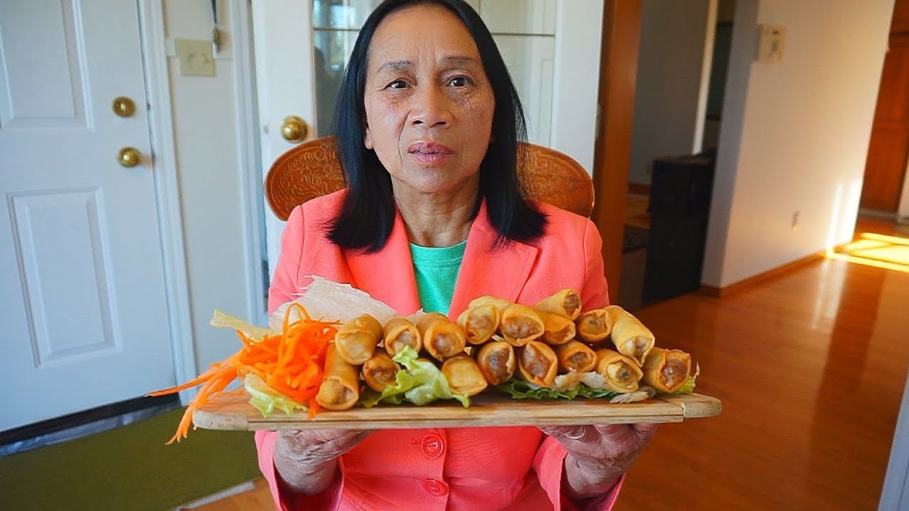 How to make Authentic VIETNAMESE SPRING ROLLS | Ăn Chả Giò làm tại nhà ở Canada | MUKBANG