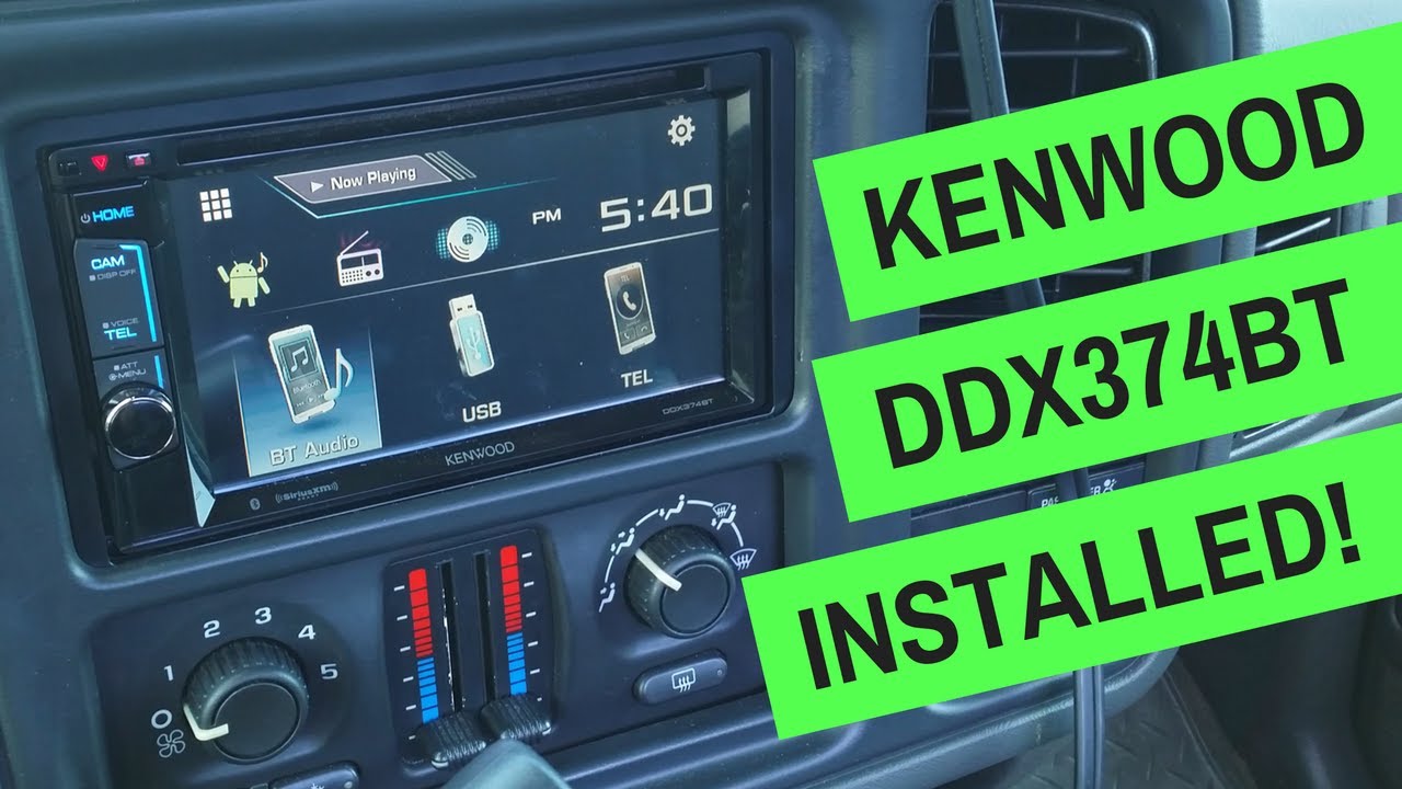 Kenwood Car Radio Installed! | DDX374BT | (4K)!