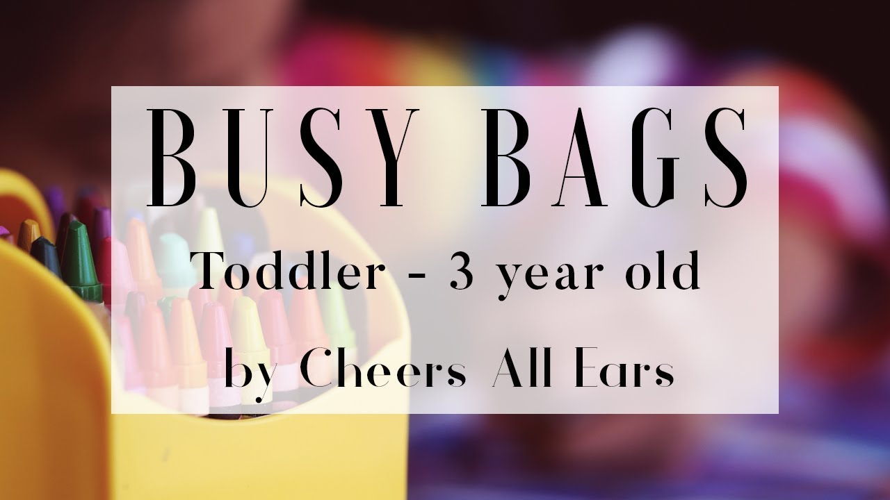 Toddler Busy Bag I Travel Activities I Airplane or Road Trip Ideas I Toddler Travel Pack I Kid Gear