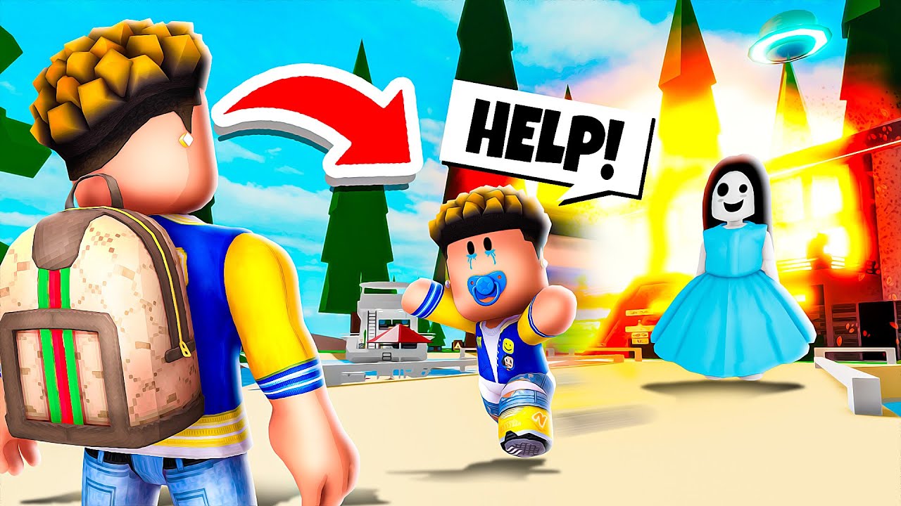 Я разыграл Малыша Зи с помощью игрового пропуска Disaster в Brookhaven RP! (Roblox)