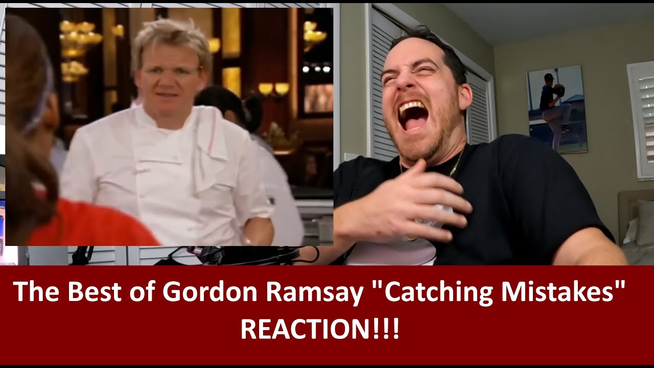 American Reacts to The Best Of Gordon Ramsay Catching Mistakes on Hell's Kitchen REACTION