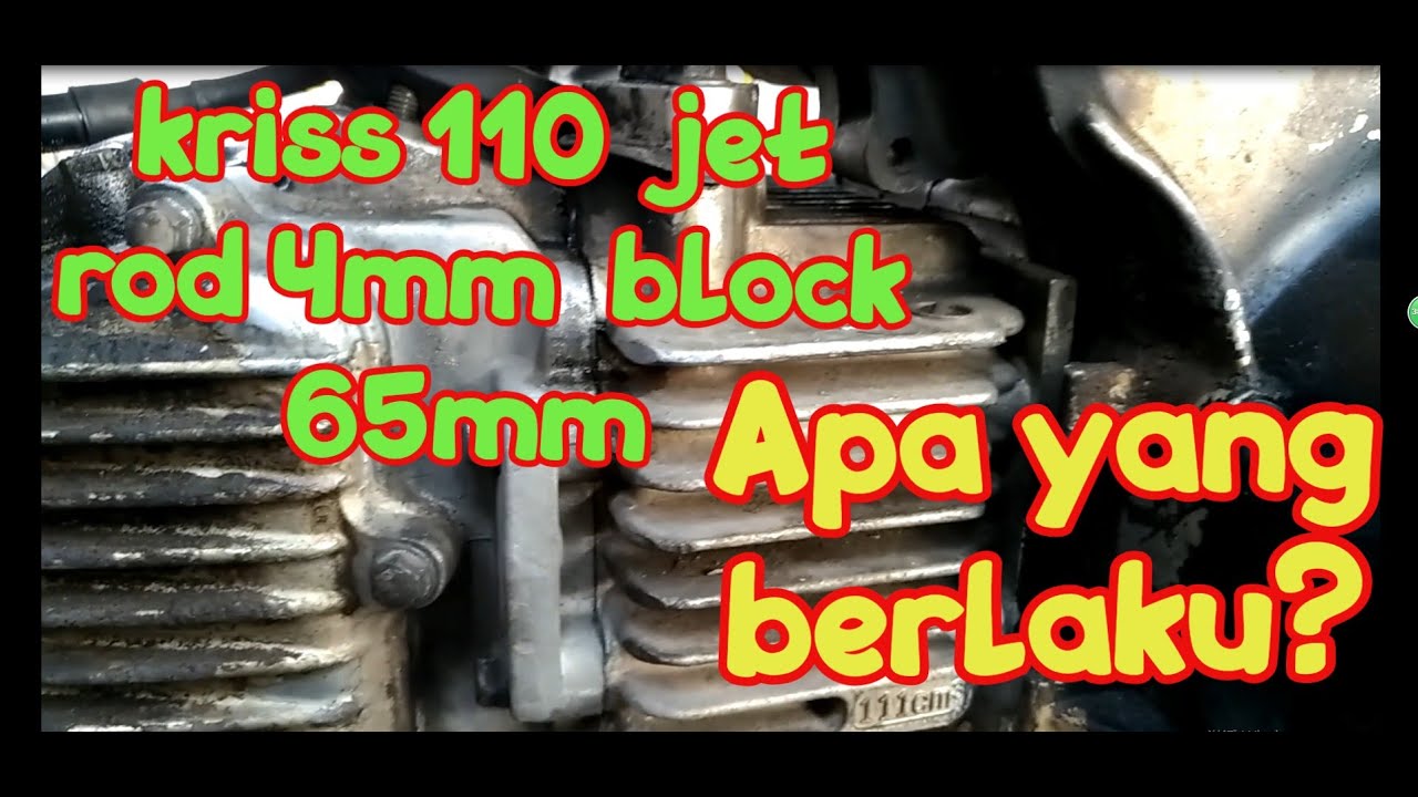 kriss 110  jet rod 4mm  block 65mm