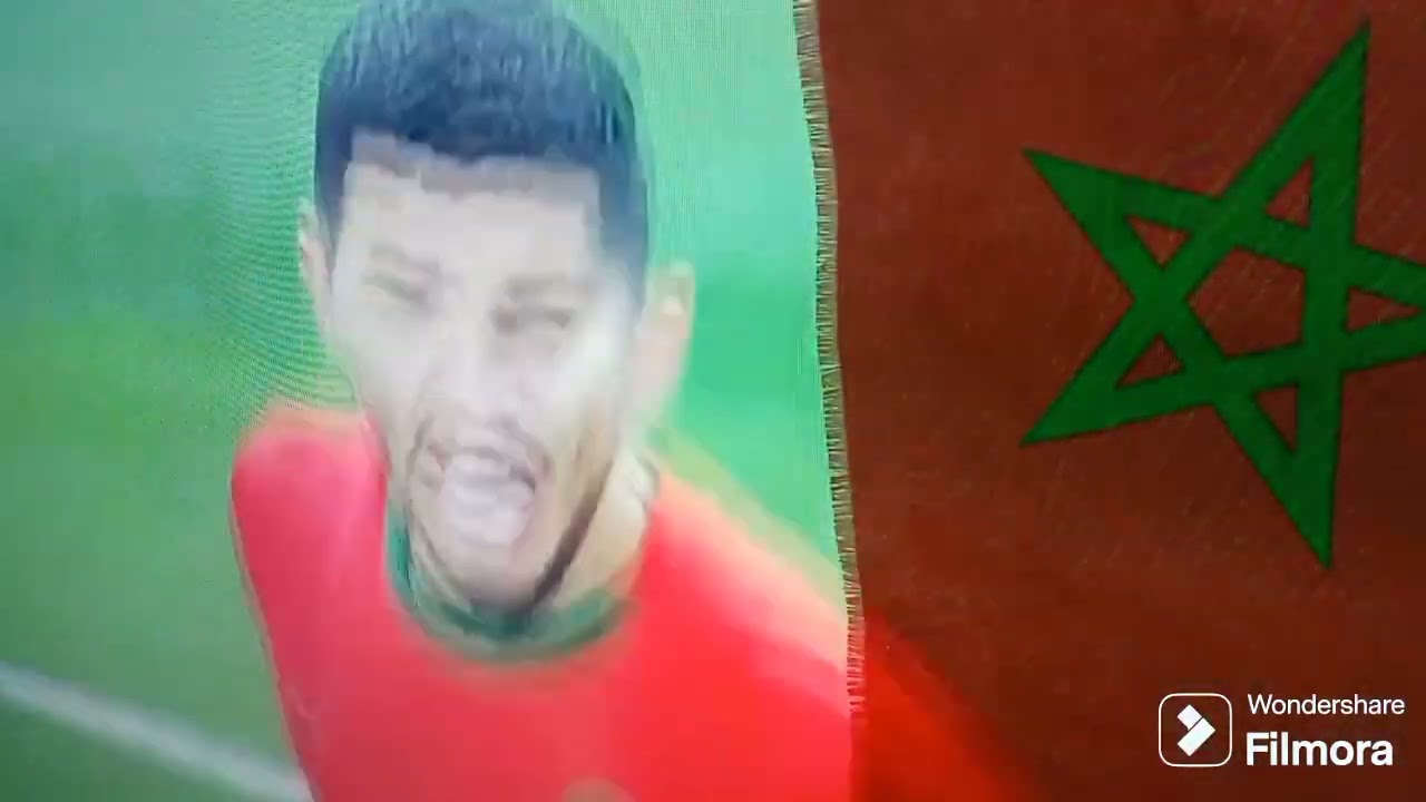 مباراة المنتخب المغربي مع نظيره السوري وانتهت بفوز المغرب كلنا إخوة