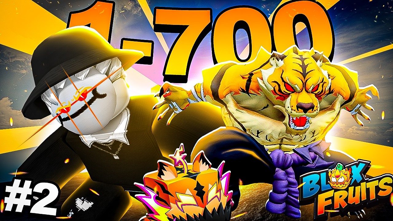 1 AL 700 TIGRE (LA FRUTA MAS LENTA 💀) BLOX FRUITS #2