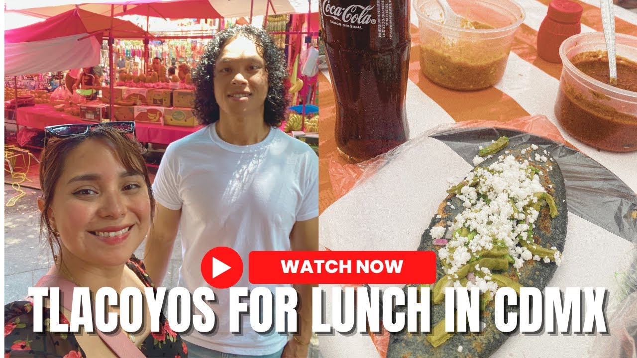Eating at a Tianguis in CDMX | First time in Mexico City
