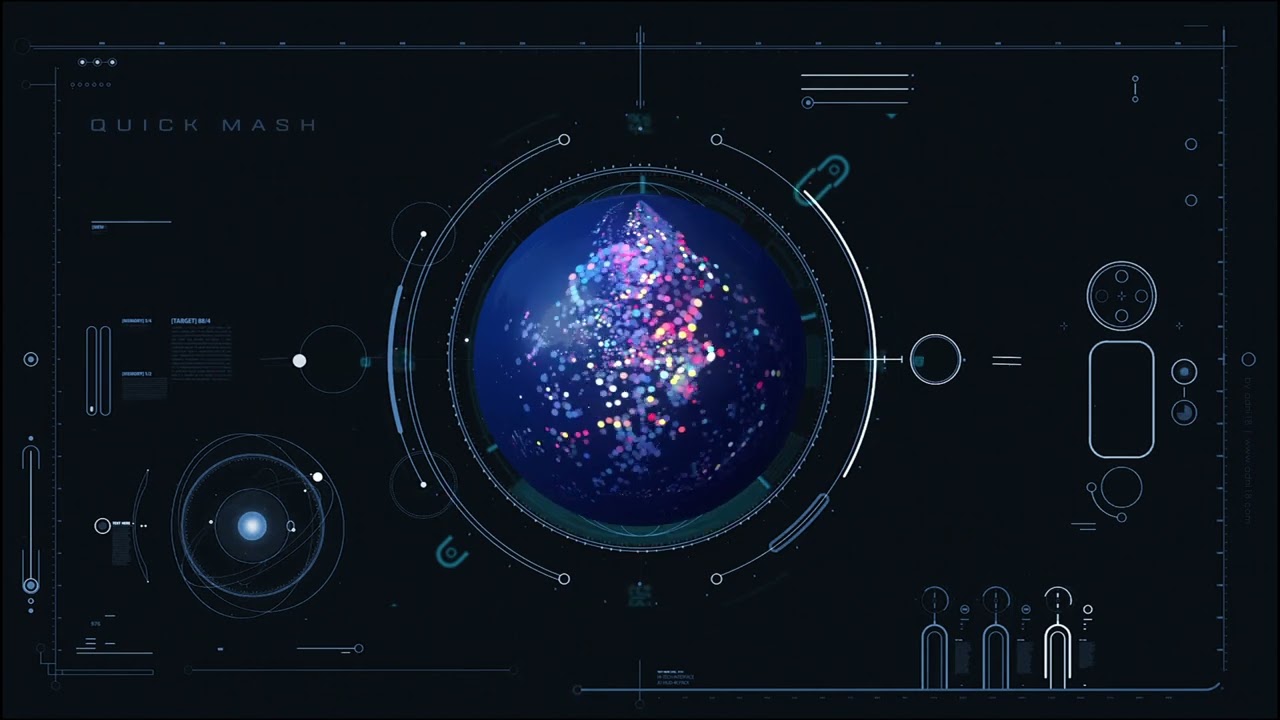 Futuristic HUD interface // Sci-Fi Interface // LAB Technology // UI