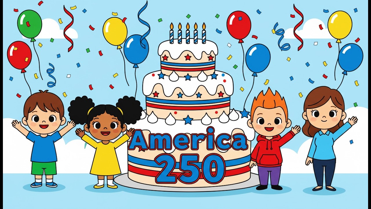 Happy Birthday, America! 🎂🇺🇸 | Fun Patriotic Birthday Song for Kids | 4th of July